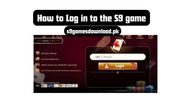 Log in to the S9 Game