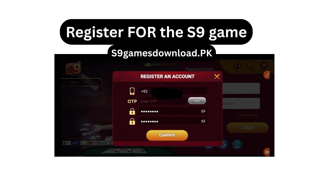 Register for the S9 game