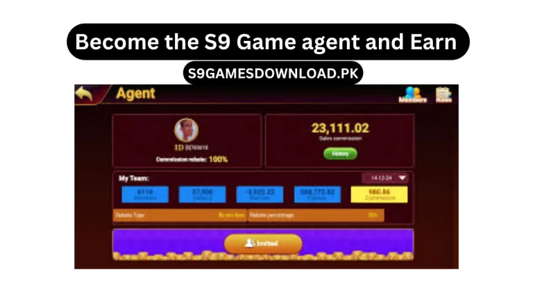 Become the S9 Game agent and Earn Online